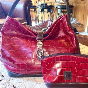 SALE! Dooney & Bourke Purse & Cosmetic Bag Set